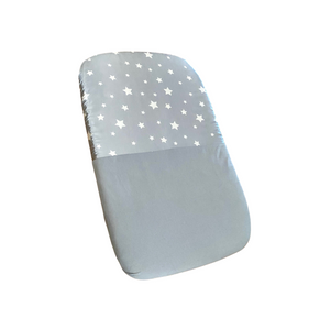Mane Satin and Organic Jersey Cotton Crib Fitted Sheet